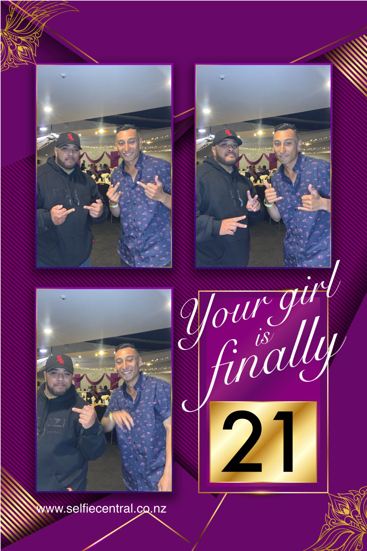 Your girl is finally 21 | View more photos from the event at gallery.photobooth.co.nz/u/SelfieCentral/Your-girl-is-finally-21